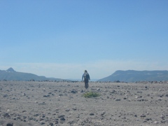 Jessamy on the Pumice Plain