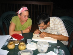 Teaching butterfly pinning