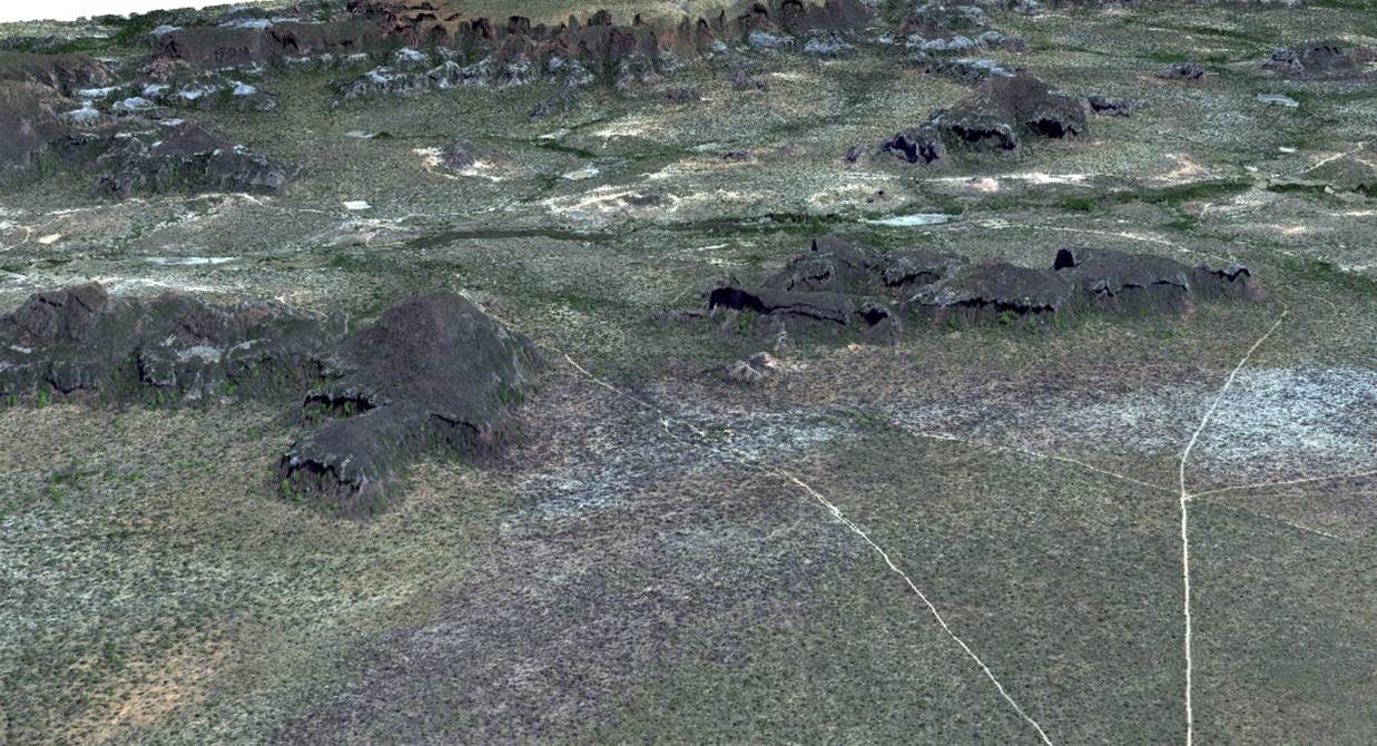 Digital Elevation Model Capuchin Habitat